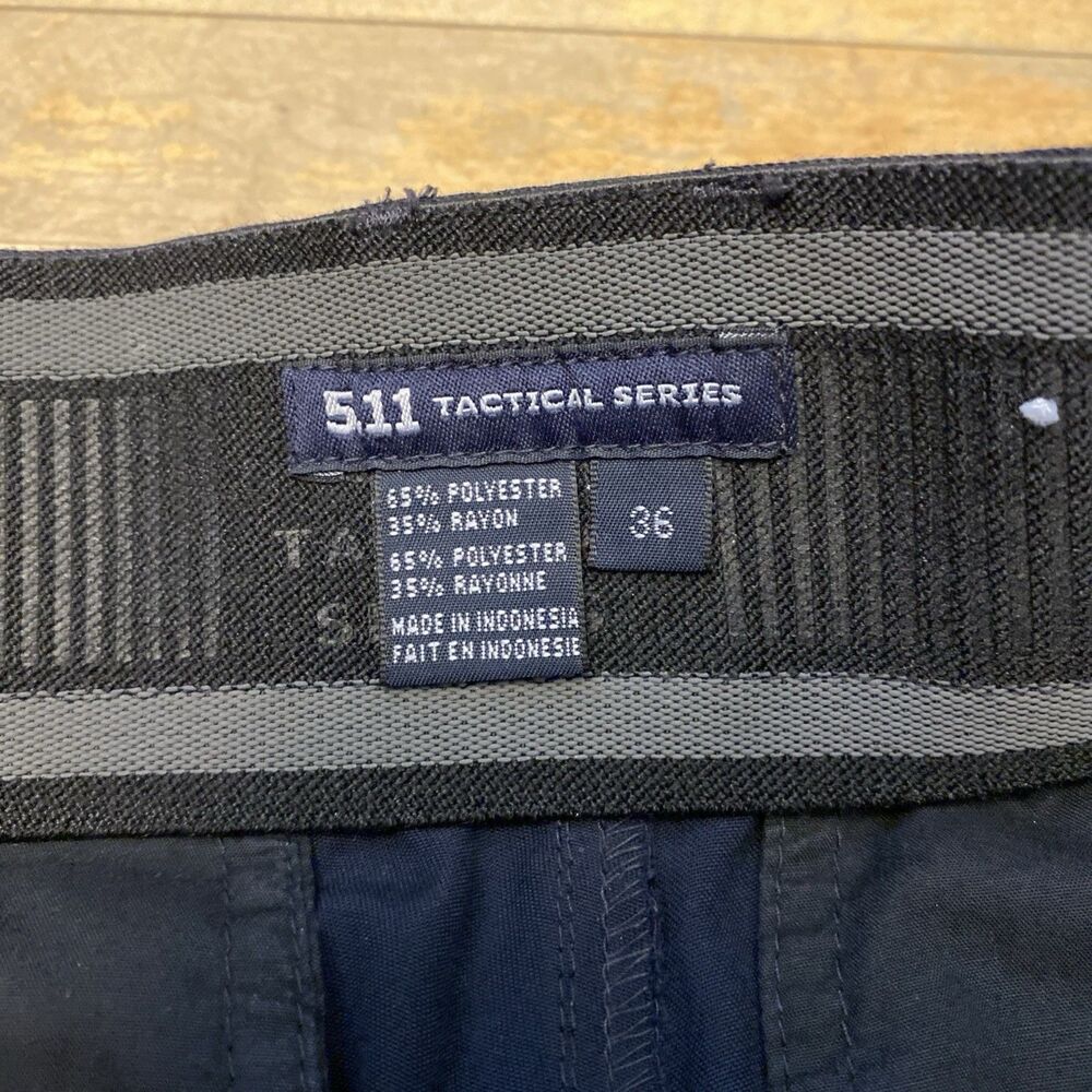 5.11 Tactical Series Pants Men’s Size 36 Navy Blue Hiking Outdoor Straight Leg - Picture 2 of 10
